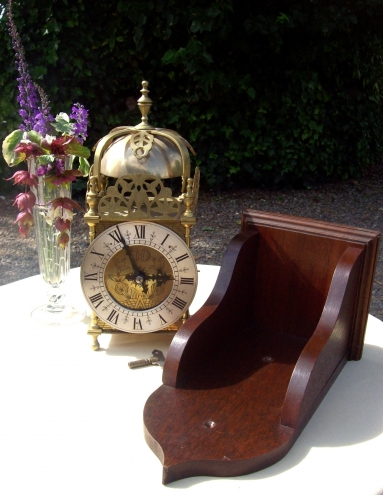An 8 Day Lantern Clock & Bracket