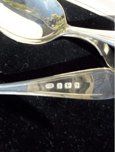 A Silver Spoon & Pusher by Arthur Price & Co (Birmingham 1937)