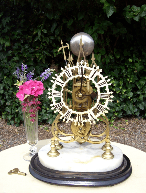 An 8 Day Skeleton Clock