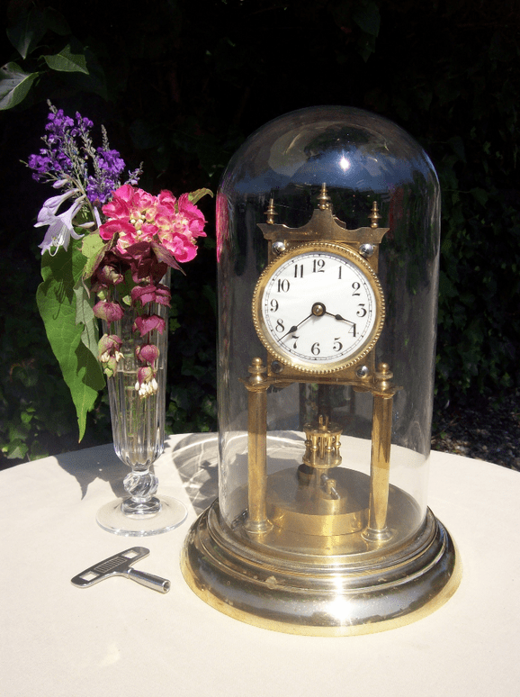 A 400 Day Brass Clock -SOLD-