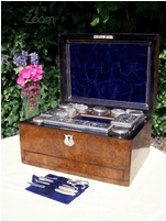 A 19th Century Walnut Vanity Box