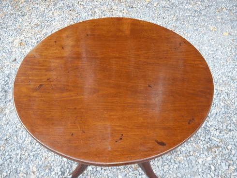 CFA 6484 - Mahogany Tilt Top Table -SOLD-