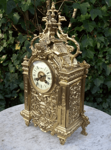 8 Day Clock & Garniture -SOLD-