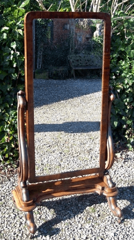 Mahogany Cheval Mirror