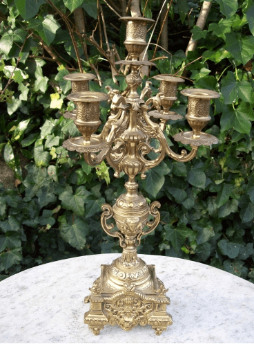 8 Day Clock & Garniture -SOLD-