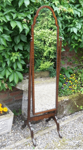 Mahogany Cheval Mirror -SOLD-