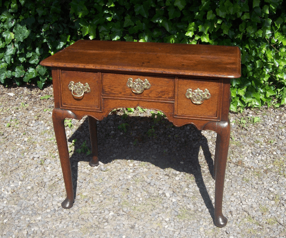 George II Oak Lowboy