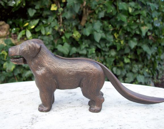 Cast Iron Dog Nutcracker