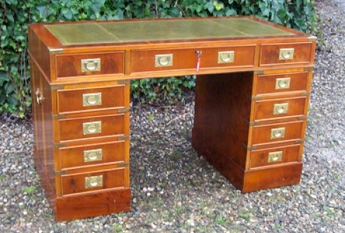 Yew Campaign Desk -SOLD-