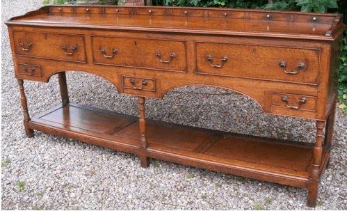 George III Potboard Dresser Base