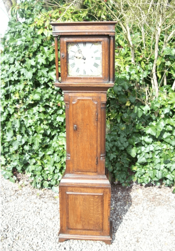 8 Day Oak Grandmother Clock