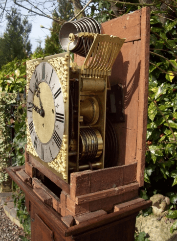 8 Day Oak Grandmother Clock