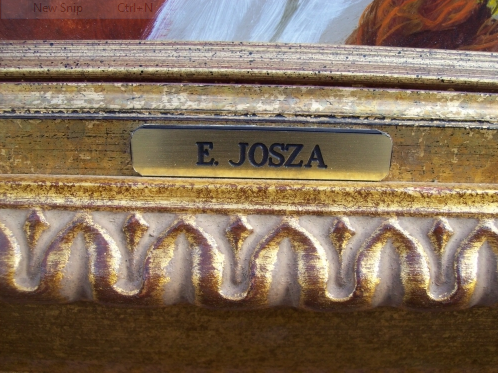 E.Josza Oil on Board