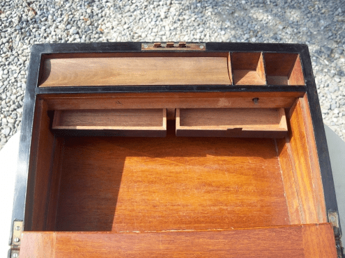 A Victorian Walnut Writing Slope -SOLD-