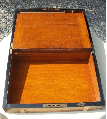 A Victorian Walnut Writing Slope -SOLD-