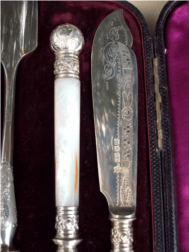 Mother of Pearl Knife & Fork Set