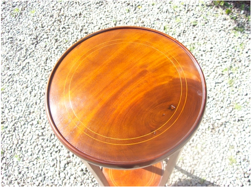  Mahogany Plant Stand/Torchere -SOLD-