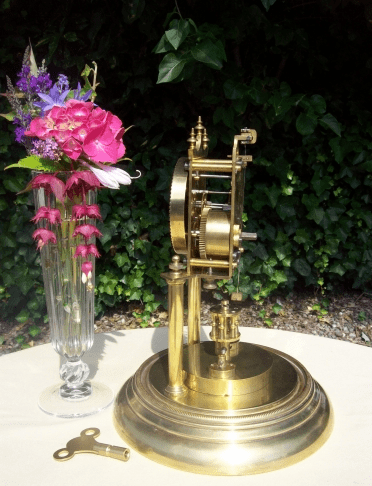 A 400 Day Brass Clock -SOLD-