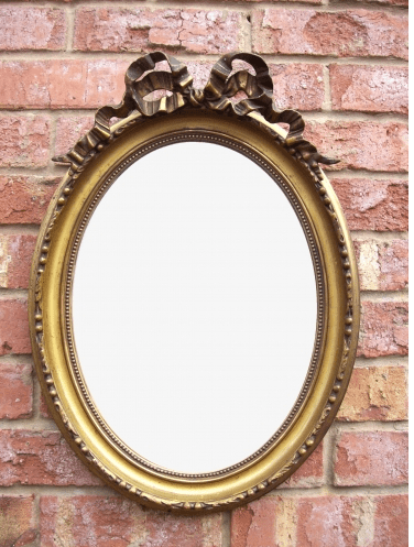 Oval Gilt Mirror