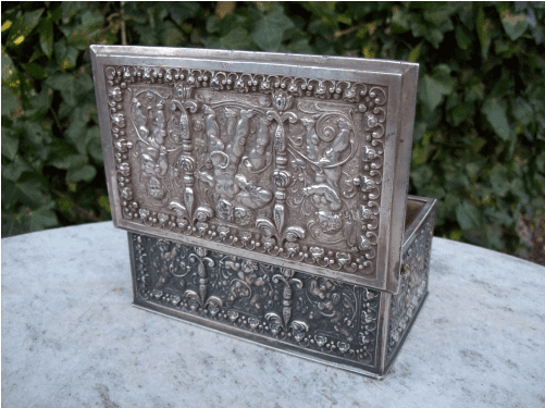 Silver Plate Casket