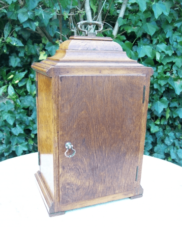 Burr Walnut Bracket Clock -SOLD-