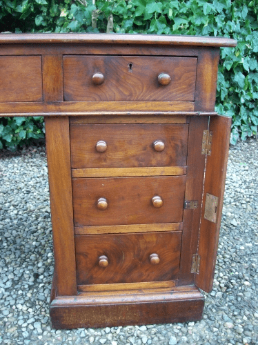 A Mahogany Pedestal Desk
