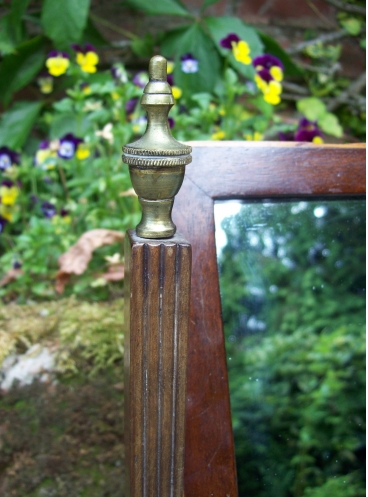 Mahogany Swing Mirror