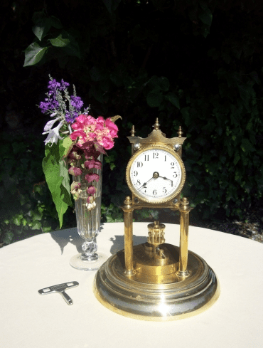 A 400 Day Brass Clock -SOLD-