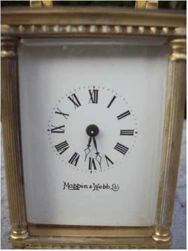 8 Day Miniature Carriage Clock -SOLD-