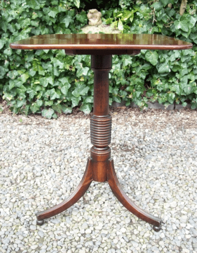 Mahogany Tilt Top Table