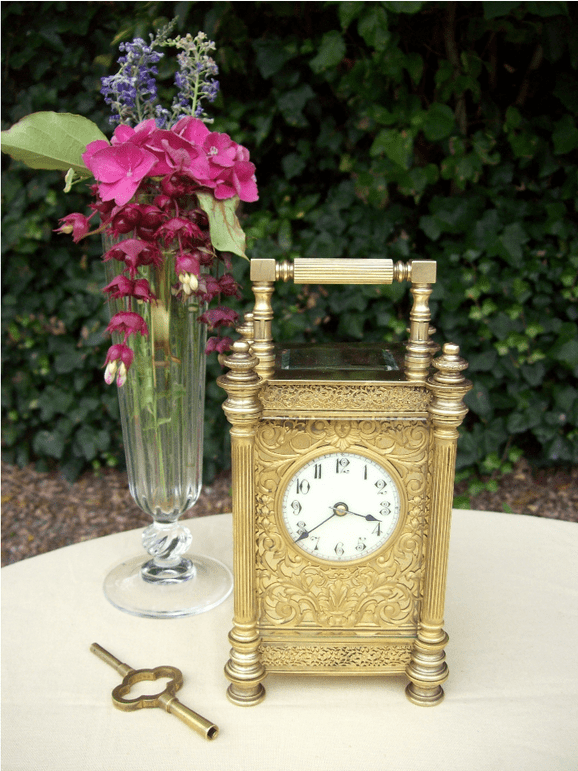 An 8 Day Brass Carriage Clock -SOLD-