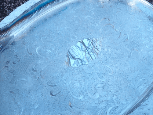 Silver Plated Gallery Tray -SOLD-