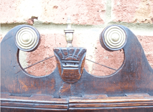 A Georgian Oak Spoon Rack & Candle Box