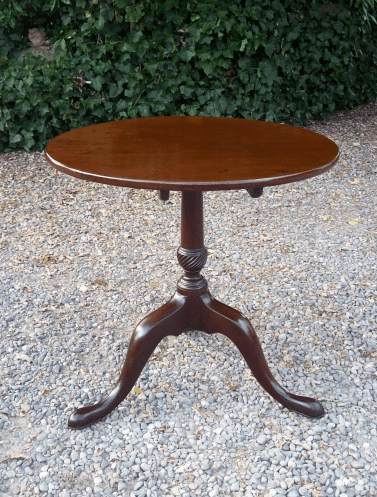 CFA 6484 - Mahogany Tilt Top Table -SOLD-