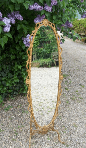 Gilt Cheval Mirror