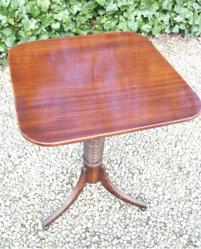 Mahogany Tilt Top Table