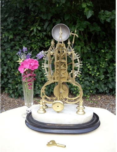 An 8 Day Skeleton Clock