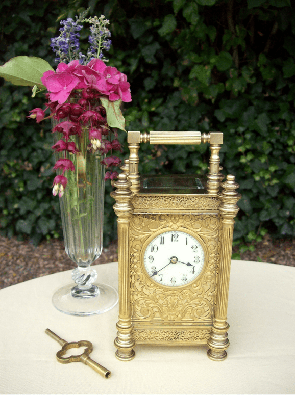 An 8 Day Brass Carriage Clock -SOLD-