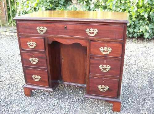 A Mahogany Knee Hole Desk