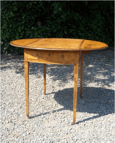 Burr Elm Pembroke Table