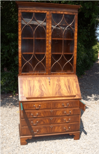 A Fine Mahogany Bureau Bookcase -SOLD-