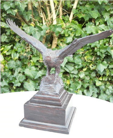 Carved Oak Eagle