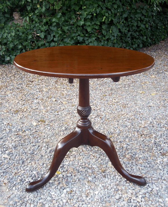 CFA 6484 - Mahogany Tilt Top Table -SOLD-