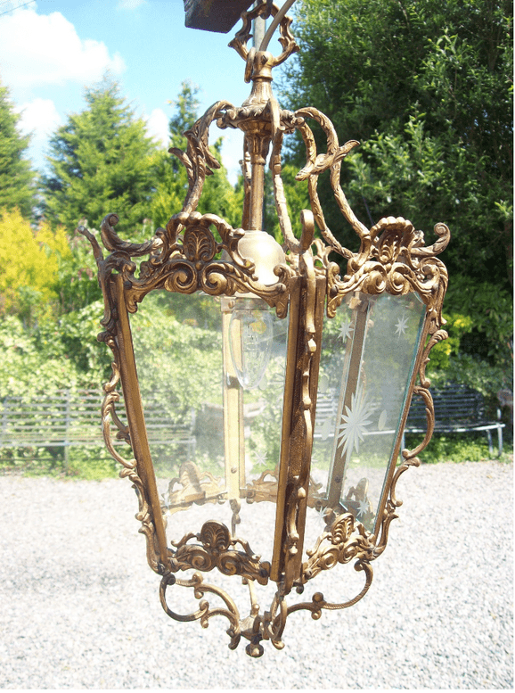 CFA 6348 - Brass Rococo Style Lantern