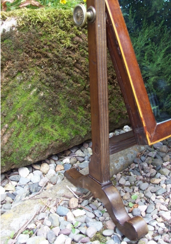 Mahogany Swing Mirror