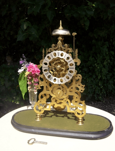 An 8 Day Skeleton Clock