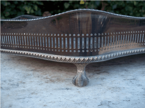 Silver Plated Gallery Tray -SOLD-