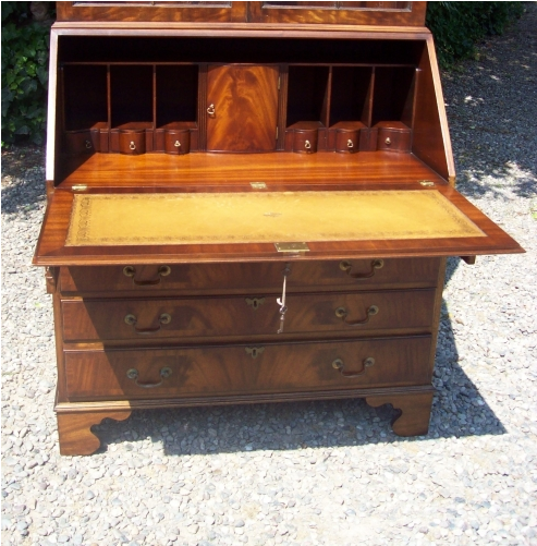 A Fine Mahogany Bureau Bookcase -SOLD-