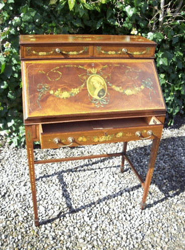 Maple & Co. Writing Desk/Bureau -SOLD-
