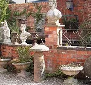 outside view of corner farm antiques